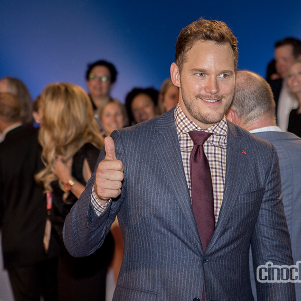 Sur le tapis rouge du film The Magnificent Seven