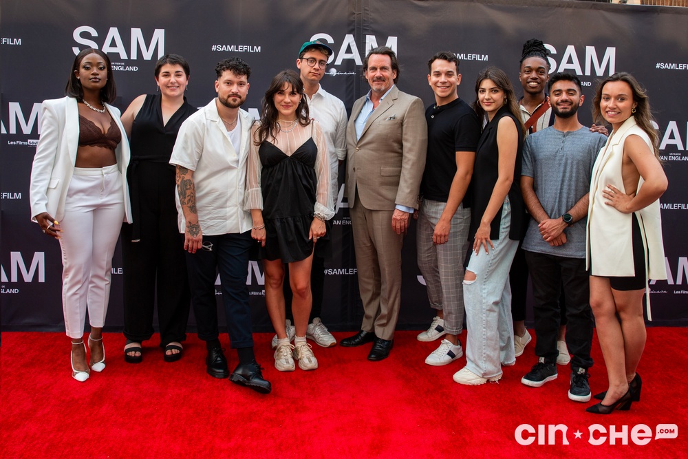Sur le tapis rouge du film Sam
