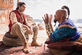 Une scène du film Aladdin