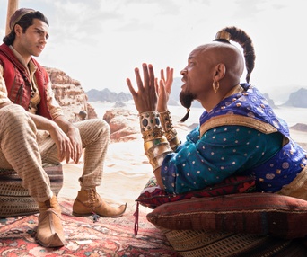 Une scène du film Aladdin