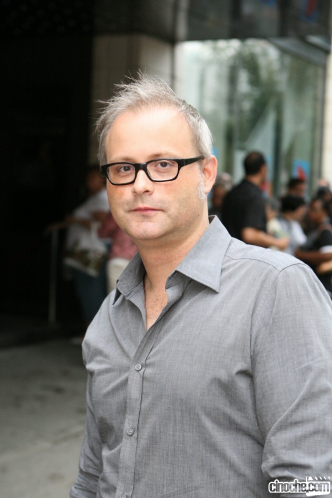 Denis Côté sur le tapis rouge de The Timekeeper