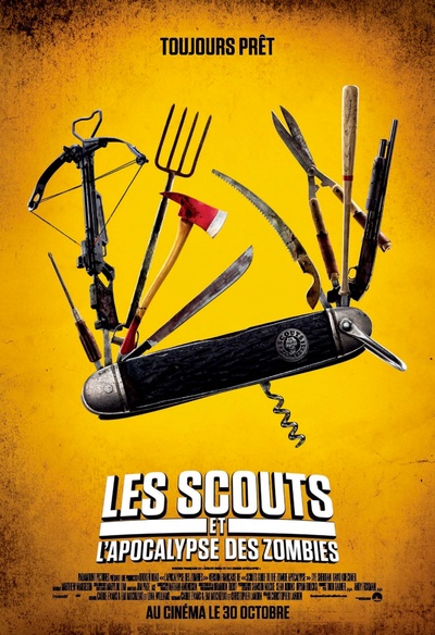 Affiche du film Les scouts et l'apocalypse des zombies
