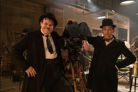 Une scène du film Stan & Ollie