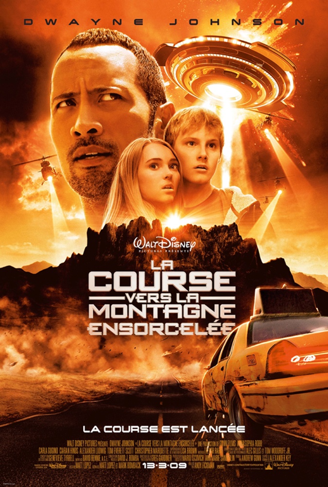 Galerie - Affiche en français de La course vers la montagne ensorcelée