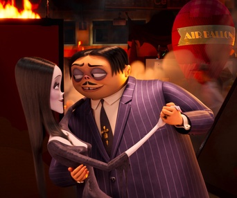 Une scène du film The Addams Family 2
