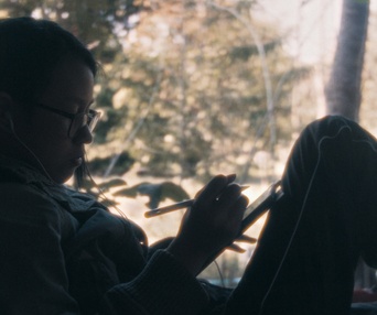 Une scène du film L'île de Sukwan