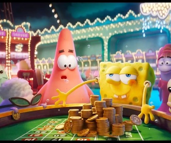 Une scène du film The SpongeBob Movie: Sponge on the Run