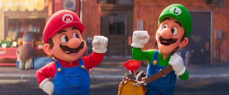 Une scène du film The Super Mario Bros. Movie