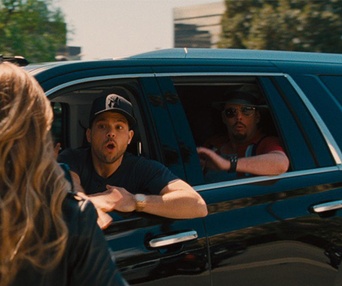 Une scène du film Entourage