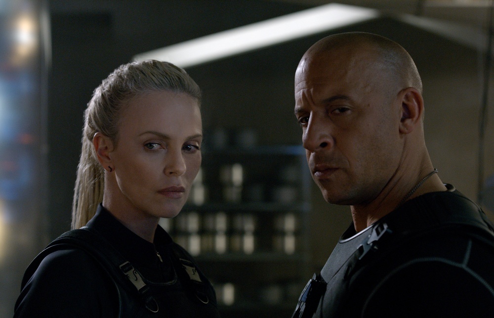 Une scène du film The Fate of the Furious