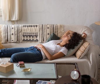 Une scène du film Un divan à Tunis