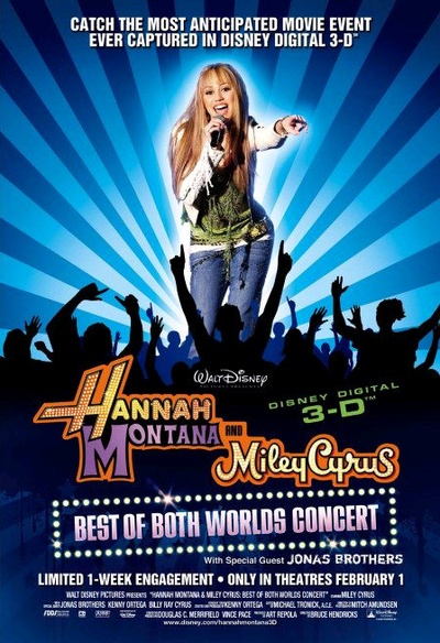 Affiche du film Hannah Montana & Miley Cyrus : Best of Both World Concerts