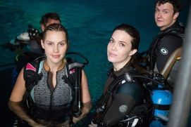 Sur le plateau du film 47 Meters Down