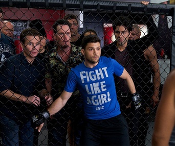Une scène du film Entourage