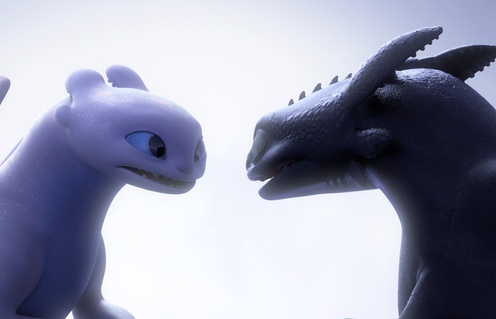 Une scène du film Dragon : Le monde caché