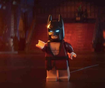 Une scène du film The Lego Batman Movie