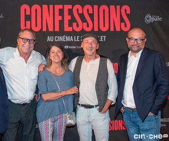Sur le tapis rouge du film Confessions