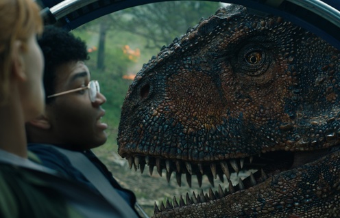 Une scène du film Jurassic World: Fallen Kingdom