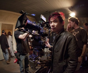 Sur le plateau du film The Conjuring
