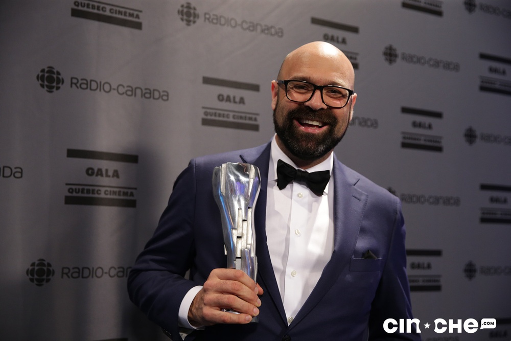 Dans la salle de presse du Gala Québec Cinéma 2019
