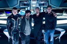 Sur le plateau du film TRON: Legacy