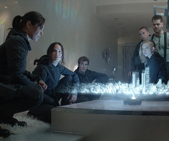 Une scène du film The Hunger Games: Mockingjay - Part 2