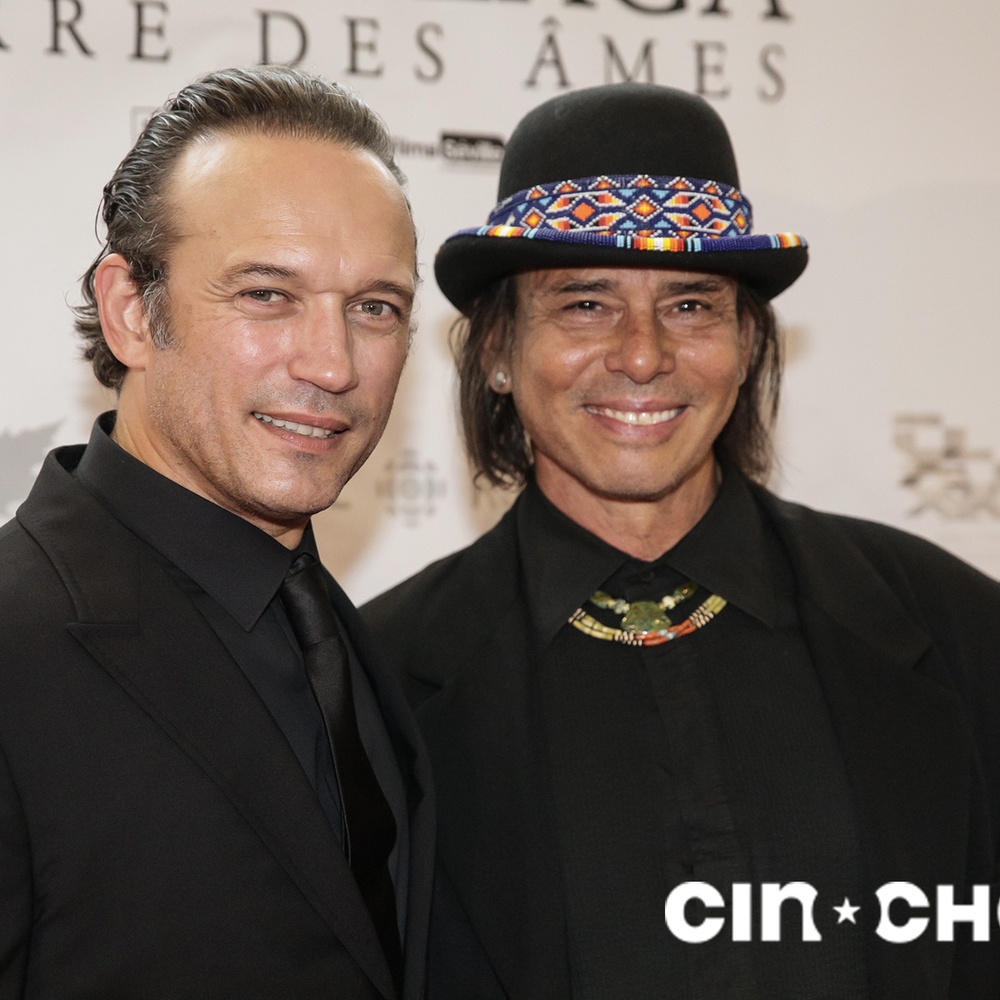 Sur le tapis rouge du film Hochelaga, Terre des âmes