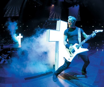 Une scène du film Metallica Through the Never