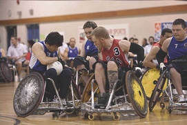 Scène du film Murderball