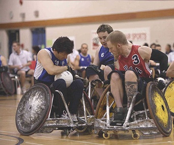 Scène du film Murderball