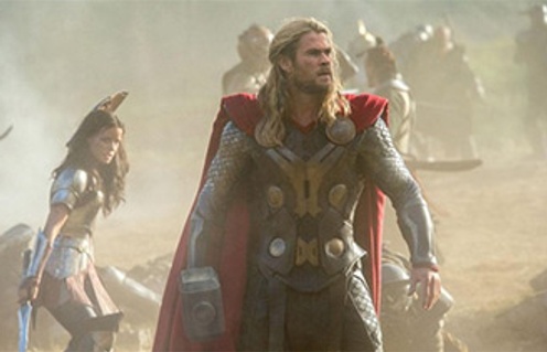 Une scène du film Thor: The Dark World