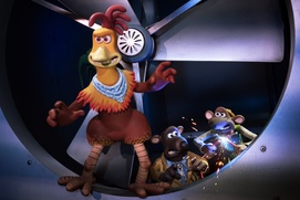 Une scène du film Chicken Run: Dawn of the Nugget