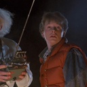 Christopher Lloyd et Michael J. Fox dans Back to the Future