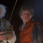 Christopher Lloyd et Michael J. Fox dans Back to the Future