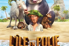 Affiche du film L'île en folie Affiche du film L'île en folie