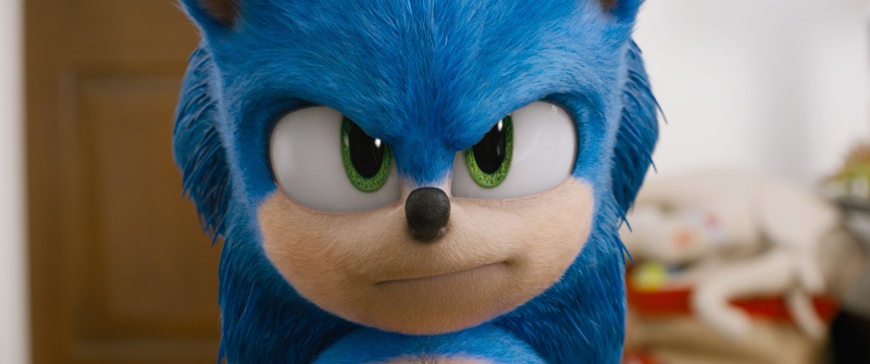 Une scène du film Sonic the Hedgehog
