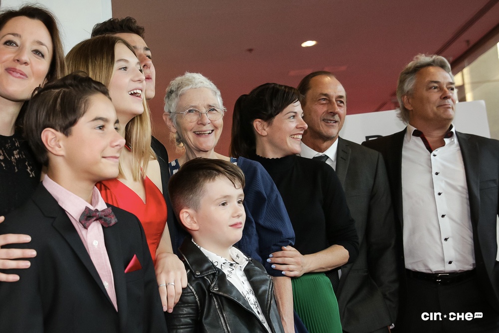Sur le tapis rouge du film Les rois mongols