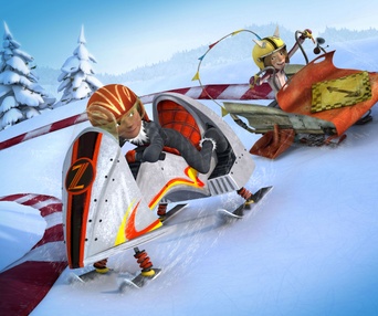 Une scène du film La course des tuques