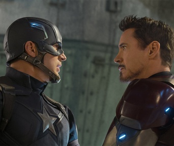 Une scène du film Captain America: Civil War