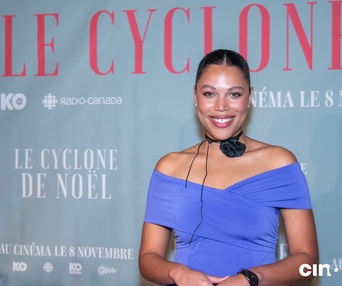 Tapis rouge du film Le cyclone de Noël