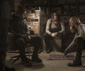 Une scène du film The Hunger Games: Mockingjay - Part 2