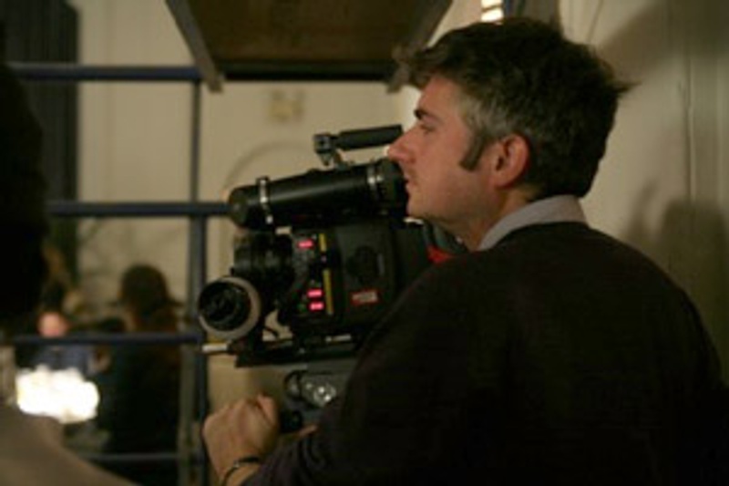 Sébastien Rose sur le plateau du film Le banquet