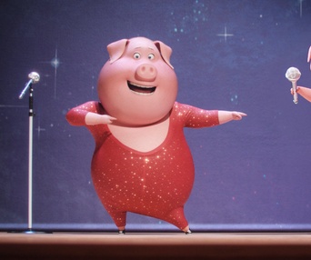 Une scène du film Sing