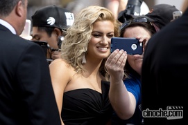 Sur le tapis rouge du film Sing