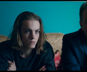 Une scène du film Antigone