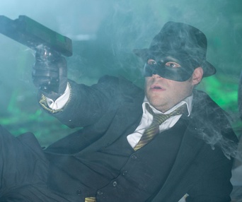 Une scène du film The Green Hornet