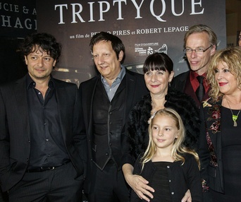 Sur le tapis rouge de Triptyque dans le cadre du FNC 2013