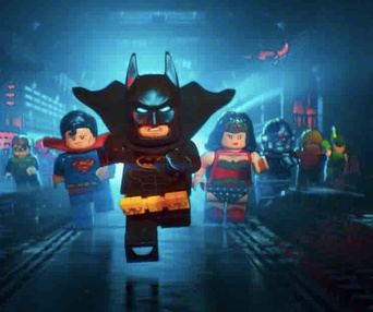 Une scène du film The Lego Batman Movie