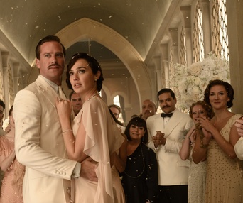 Une scène du film Death on the Nile