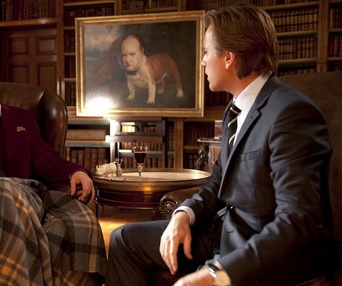 Une scène du film Mortdecai